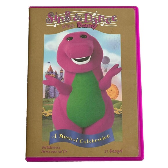 Barney DVD Lot of 2 - Sing & Dance & Barney's Christmas Star - TESTED - Picture 2 of 6